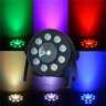Canhão Refletor 10 Led Rgb Dmx Strobo Jogo de Luz Festa - 5