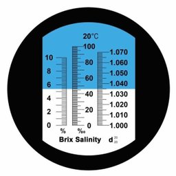 Refratômetro Salinidade Portátil Brix 0-10% - 7