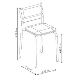 Conjunto 2 Banquetas Trevisan Carraro - 3