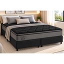 Ver imagem 1 de Cama Box Crc King+Colchão Ortopédico Confort Ortobom 193x203
