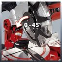 Ver imagem 2 de Serra de Esquadria 1600w TC-MS 2513 L Einhell - 110V