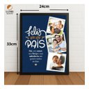 Ver imagem 2 de Quadro para Presente Feliz Dia Dos Pais 33x24cm com Vidro Preto