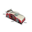 Ver imagem 3 de Cama Carro Solteiro Vermelho – Vitamov