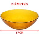 Ver imagem 2 de Kit 8 Tigela Sobremesa Pequena Bowl Âmber em Vidro de 600ml