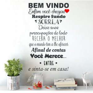 Adesivo Parede Frases Amor Ame Mais Tenha Fé Sorria