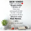 Ver imagem 1 de Adesivo Parede Frases Amor Ame Mais Tenha Fé Sorria