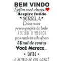 Ver imagem 2 de Adesivo Parede Frases Amor Ame Mais Tenha Fé Sorria