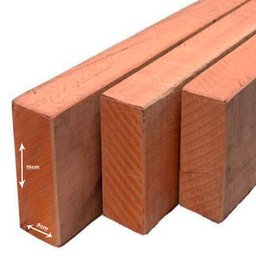 Viga de Madeira Cambará Bruta 5x15 - Central Norte Madeiras Viga 5x15 Bruta 6,50 Metros - 2