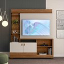 Ver imagem 1 de Estante Home Para TV 50 Polegadas 2 Portas Freijó Off White Alagoas Linea Brasil