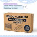 Ver imagem 5 de Berço Mini Cama com Colchão e Suporte Mosquiteiro Ternura Compact 100% MDF