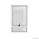 Ver imagem 2 de Vitrô Alumínio Branco Maxim Ar 1S c/Vidro Fixo e Grade Maxx - 80x80