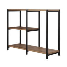 Aparador Industrial Artesania Preto e Imbuia 95cm - 2