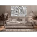 Ver imagem 2 de kit com 2 Quadros Decorativos Florais com Moldura e Vidro para Sala Quarto Escritório e Clínica 62x8