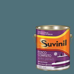 Tinta Acrilica Fosca Premium Suvinil Azul Náutico 3 - 1