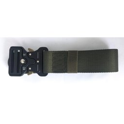 Cinto Masculino Militar Engate rápido - Ajustável em Poliester Cor Verde 3,8cm - 8