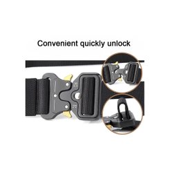 Cinto Masculino Militar Engate rápido - Ajustável em Poliester Cor Verde 3,8cm - 4