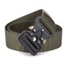 Cinto Masculino Militar Engate rápido - Ajustável em Poliester Cor Verde 3,8cm - 1