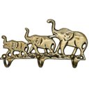 Ver imagem 1 de Porta Chaves Cabide Elefantes Em Bronze Decorações África