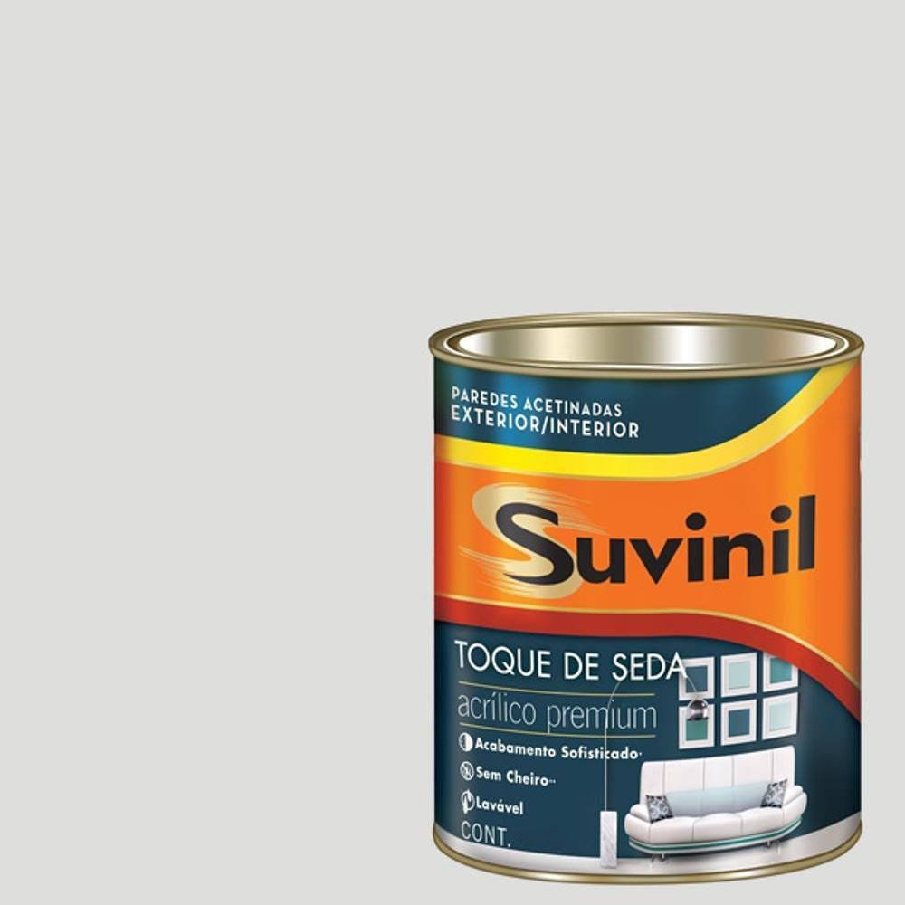 Tinta Acrilica Acetinada Toque De Seda Suvinil Vento Sul 900ml ...