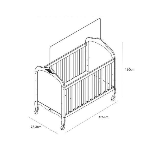 Berço Mini Cama 2 em 1 Elô Móveis Peroba - 3