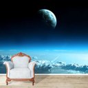 Ver imagem 1 de Papel de Parede Adesivo, Espaço, Lua, Céu