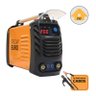 Maquina de solda inversora gp 200a bivolt pro euro + 1 esquadro magnetico 12kg - 1