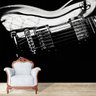 Papel de Parede Adesivo, Guitarra, Som, Musica - 1