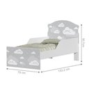 Ver imagem 3 de Mini Cama Nuvens Cinza com Colchão