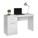 Ver imagem 2 de Escrivaninha Vitoria 1 porta 1 gaveta Branca - Demóbile