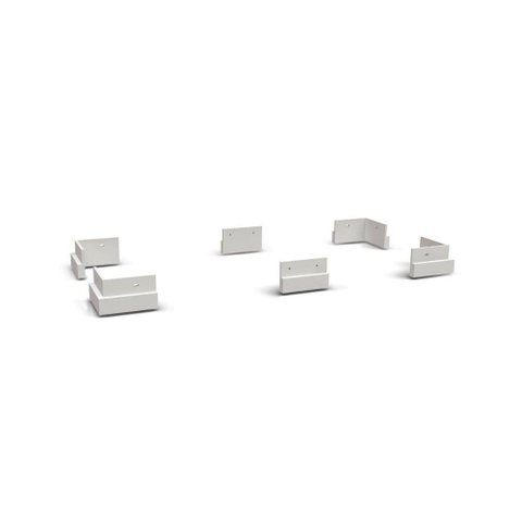 Multiuso de Cozinha Kit 6 Pés Pvc B111 Branco - Kappesberg