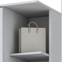 Ver imagem 6 de Sapateira 1 Porta com Espelho 6 Prateleiras Duetto Henn