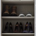 Ver mais imagens de Sapateira 1 Porta com Espelho 6 Prateleiras Duetto Henn