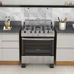 Fogão de Piso Itatiaia Dream 5 Bocas Acendimento Automático - 5 Fogão de Piso Itatiaia Dream 5 Bocas Acendimento Automático - 5