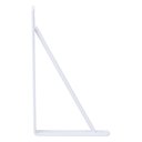 Ver imagem 3 de Kit 5 Suporte Mão Francesa Metal Branco 30cm – Overtime