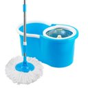 Ver imagem 1 de Mop Esfregao Limpeza Pratica com Cesto Inox 2 Estopas Uitech
