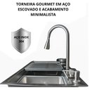 Ver imagem 7 de Cuba Gourmet Premium Completa em Aço Inox 78x45cm com Acessórios - Cub-025 - Stillus Home