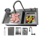 Ver imagem 3 de Cuba Gourmet Premium Completa em Aço Inox 78x45cm com Acessórios - Cub-025 - Stillus Home