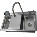 Ver imagem 2 de Cuba Gourmet Premium Completa em Aço Inox 78x45cm com Acessórios - Cub-025 - Stillus Home