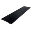 Ver imagem 2 de Rodapé de Poliestireno Frisado Slim Preto 10cm x 2,25m Rende 2,25 Metros