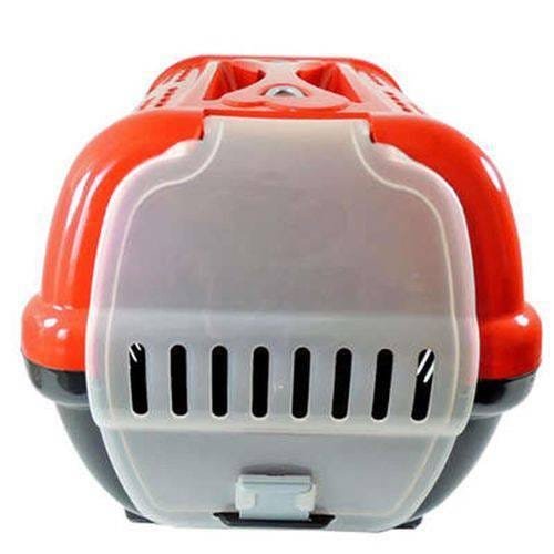 Caixa de Transporte Para Cães e Gatos N-1 Luxo Cor Vermelha - 4