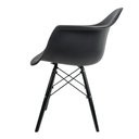 Ver imagem 4 de Conjunto 3 Cadeiras Eames com Braço Preta - Pés em Polipropileno