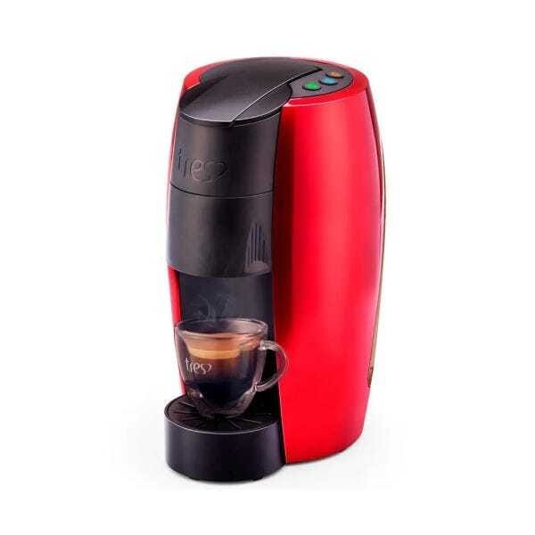 Máquina de Café Espresso TRES Lov Vermelha 110V 20038975 - 1