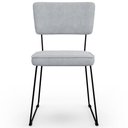 Ver imagem 6 de Kit 06 Cadeiras Decorativas Para Sala De Jantar Allana L02 Suede Cinza - Lyam Decor