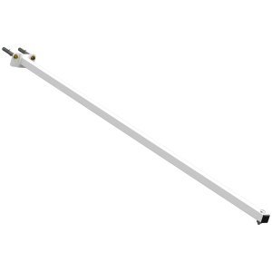 Suporte Refletor Base Reta Braço 100 Cm Branco