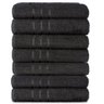 Kit com 7 Toalhas de Banho para Hotel - Profissional Prata - Preto - 1
