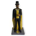 Ver imagem 4 de Esculturas Orixás Exú e Pomba Gira Dourado Preto 16 Cm