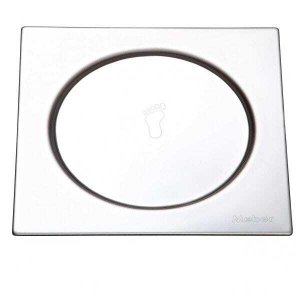 Grelha com Fecho Pressão Quadrada Inox 10x10cm - Meber Metais