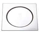 Ver imagem 1 de Grelha com Fecho Pressão Quadrada Inox 10x10cm - Meber Metais