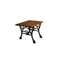 Ver imagem 5 de Conjunto de Bancos (1,50m) e Mesa (50cm) Modelo Francês Madeira Maciça