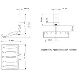 Saboneteira Docol Idea - 2